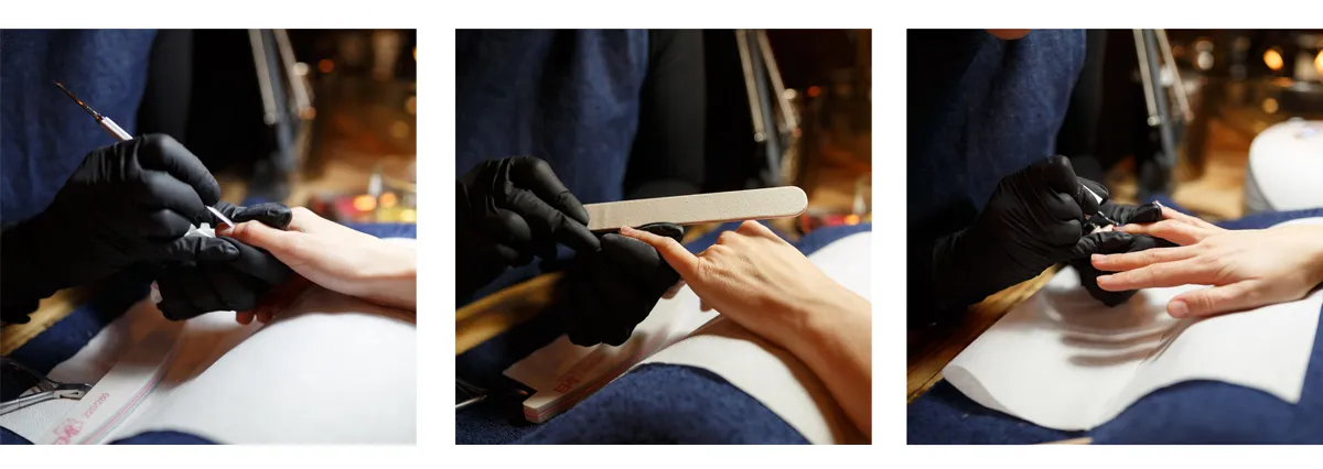 servicio de manicura en el espacio isaac salido, realizamos esmaltado permanente, tradicional y tratamiento gel para las uñas